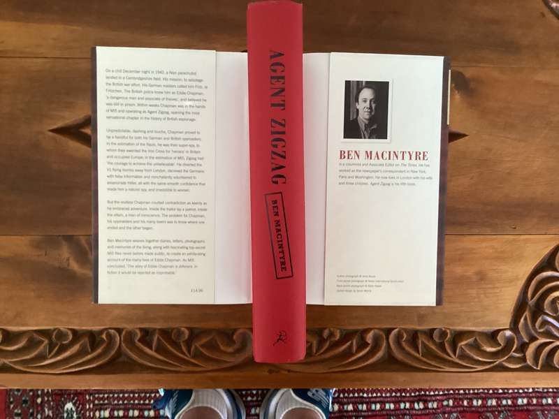 AGENT ZIGZAG. HARDCOVER in excellent condition, by Ben Macintyre.