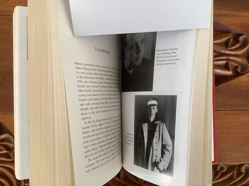 AGENT ZIGZAG. HARDCOVER in excellent condition, by Ben Macintyre.