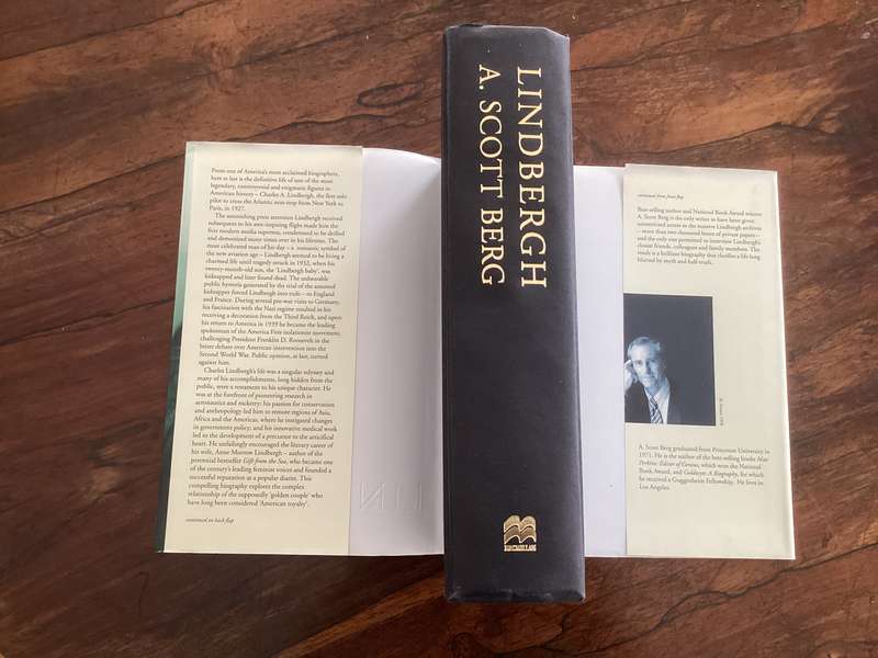 LINDBERGH by A Scott Berg. Hardcover in a Good+ condition.