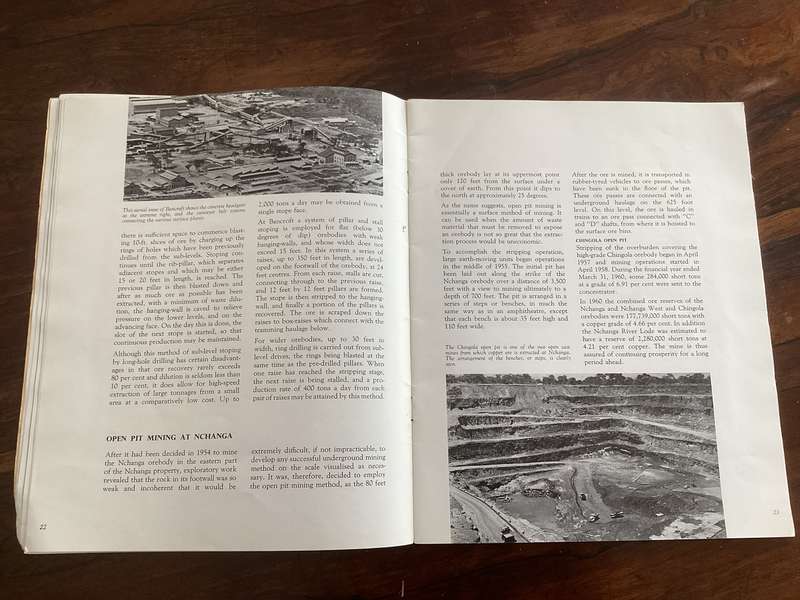 Rhodesia: Anglo American Corporation (The Story of). Large sized booklet.