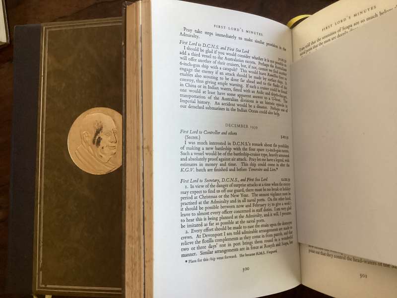 Winston S Churchill. THE SECOND WORLD WAR. Vols I - XII. Heron Books, Faux Leather.