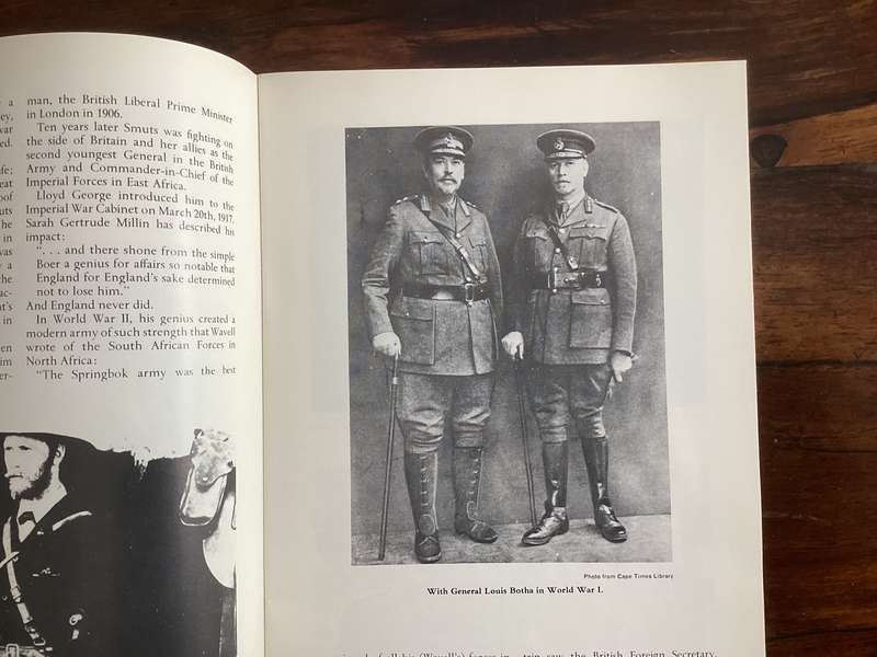 ONE MAN IN HIS TIME. Biographical booklet on Jan Christian Smuts. Illustrated in V Good condition