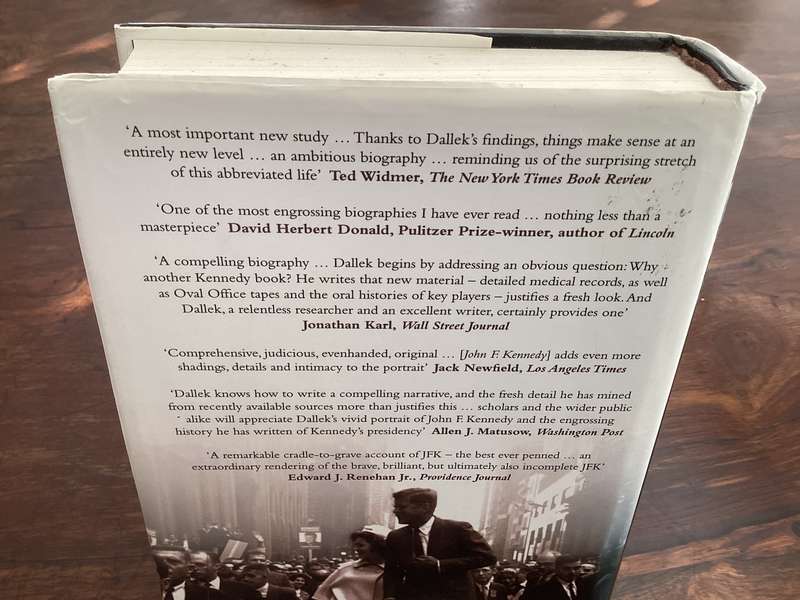 JOHN F KENNEDY An Unfinished Life. Hardcover 1st printing in excellent condition.