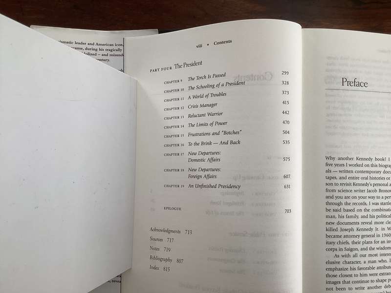 JOHN F KENNEDY An Unfinished Life. Hardcover 1st printing in excellent condition.