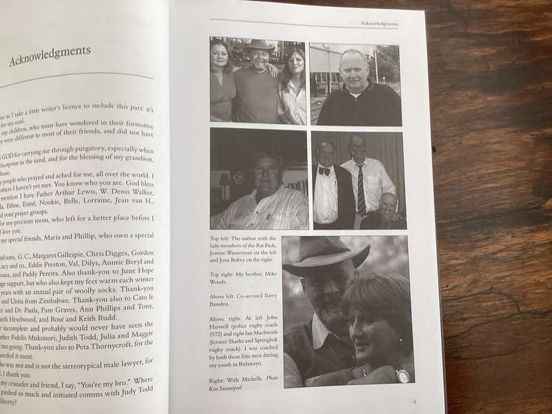 THE KEVIN WOODS STORY: In the shadow of Mugabes gallows. Hardcover in excellent condition.