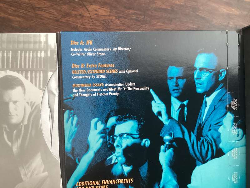 JFK an OLIVER STONE collection. Starring Kevin Costner. Excellent condition.