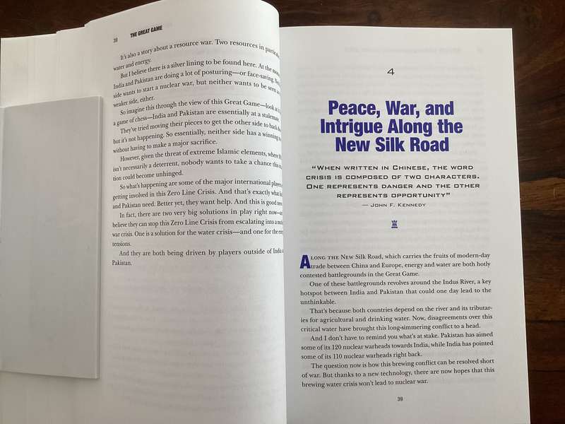 THE GREAT GAME - The Coming Face-Off For Global Supremacy.. Softcover, in a new condition.