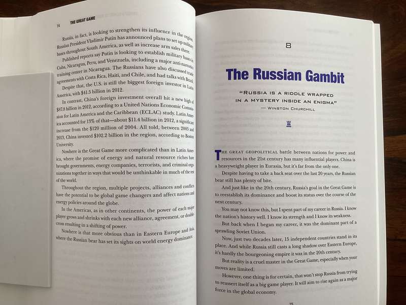 THE GREAT GAME - The Coming Face-Off For Global Supremacy.. Softcover, in a new condition.