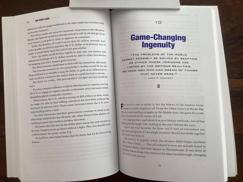 THE GREAT GAME - The Coming Face-Off For Global Supremacy.. Softcover, in a new condition.