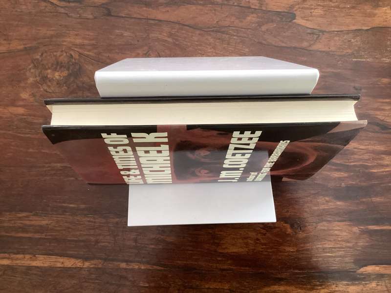 LIFE & TIMES OF MICHAEL K. HARDCOVER by J M COETZEE. Excellent condition.