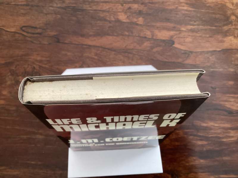 LIFE & TIMES OF MICHAEL K. HARDCOVER by J M COETZEE. Excellent condition.