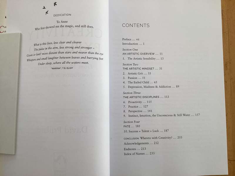 CREATIVITY EXPLAINED. Signed copy, First edition. In an excellent condition.