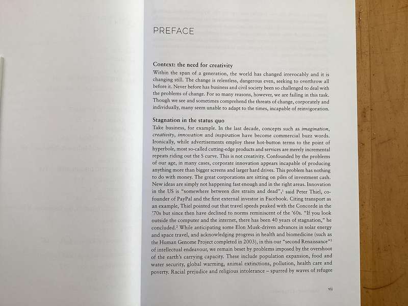 CREATIVITY EXPLAINED. Signed copy, First edition. In an excellent condition.