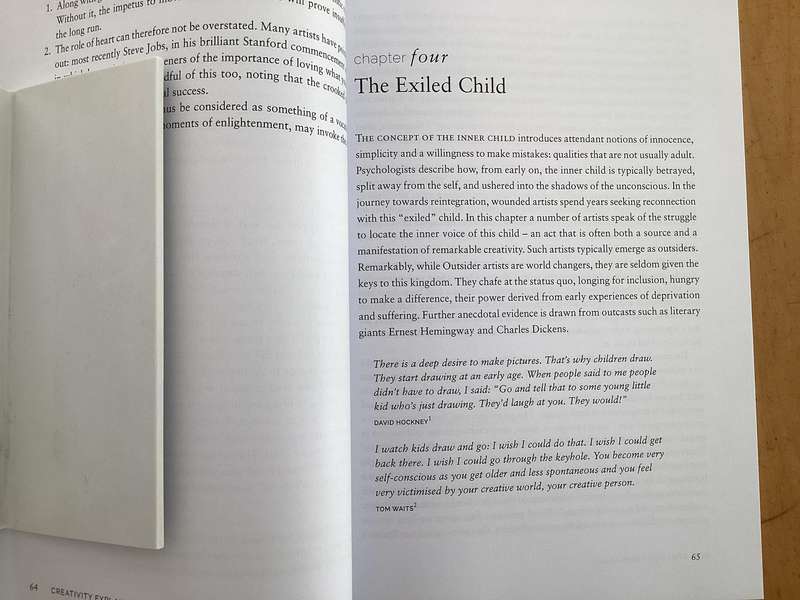 CREATIVITY EXPLAINED. Signed copy, First edition. In an excellent condition.