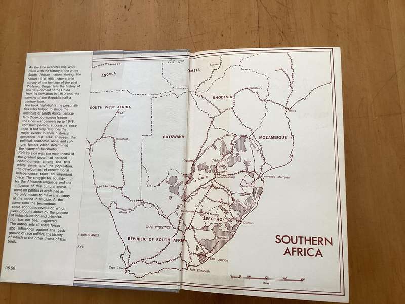 THE MAKING OF A NATION. A history of the Union of South Africa 1910 - 1961, Hardcover by D W Kruger.