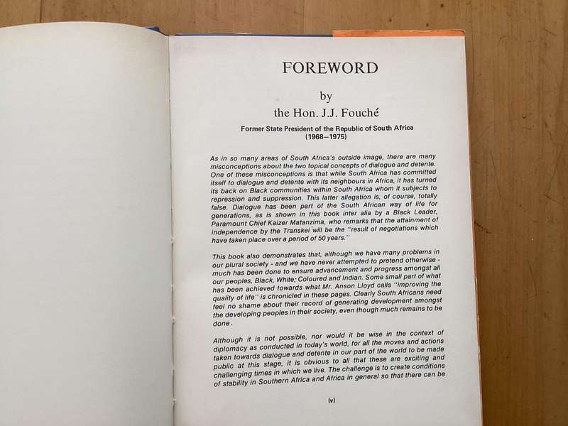 TOWARDS DIALOGUE AND DETENTE. Hardcover in excellent condition.