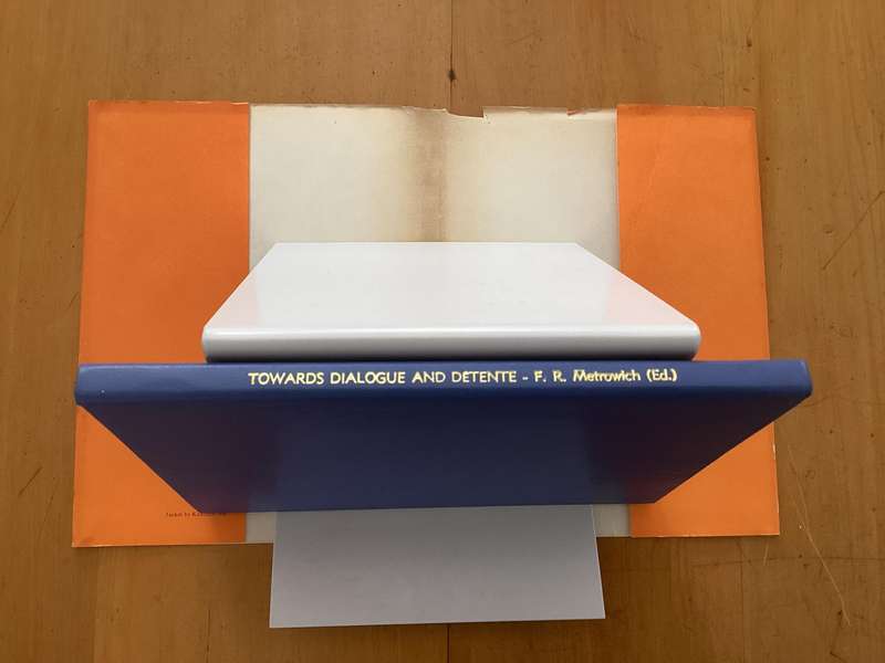 TOWARDS DIALOGUE AND DETENTE. Hardcover in excellent condition.