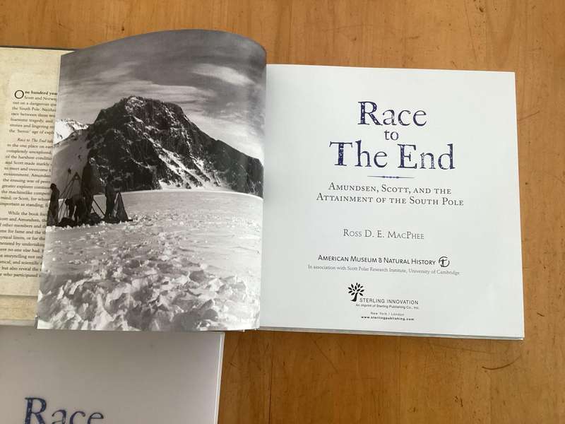 RACE TO THE END. Admundsen, Scott and the attainment of the South Pole. Centenary, First Edition.