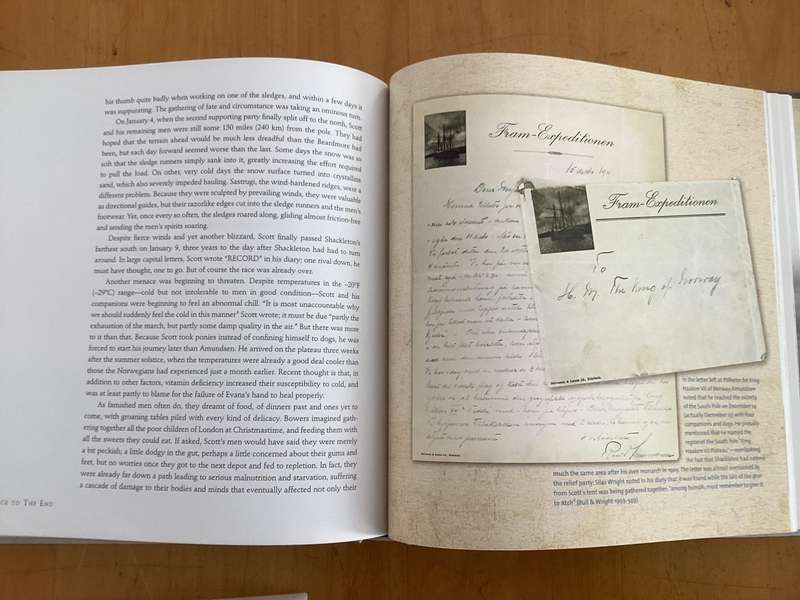 RACE TO THE END. Admundsen, Scott and the attainment of the South Pole. Centenary, First Edition.