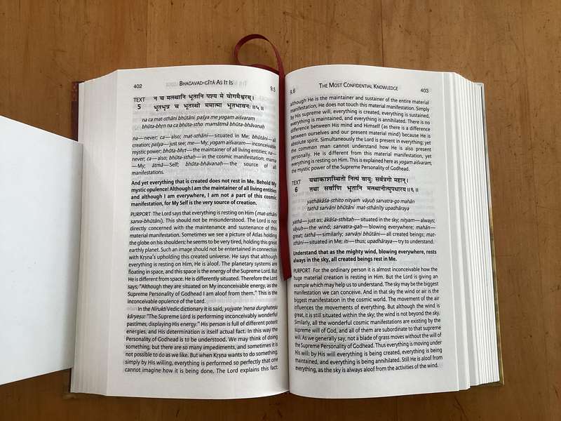 BHAGAVAD GITA, as it is. Hardcover, new book - unread.