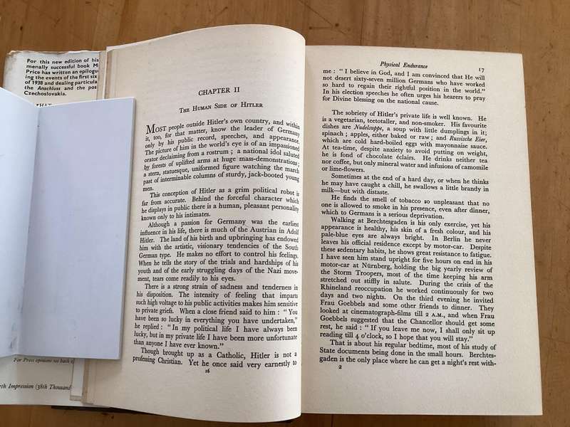 I KNOW THESE DICTATORS (Hitler & Mussolini). Hardcover (1938), by Ward G Price.