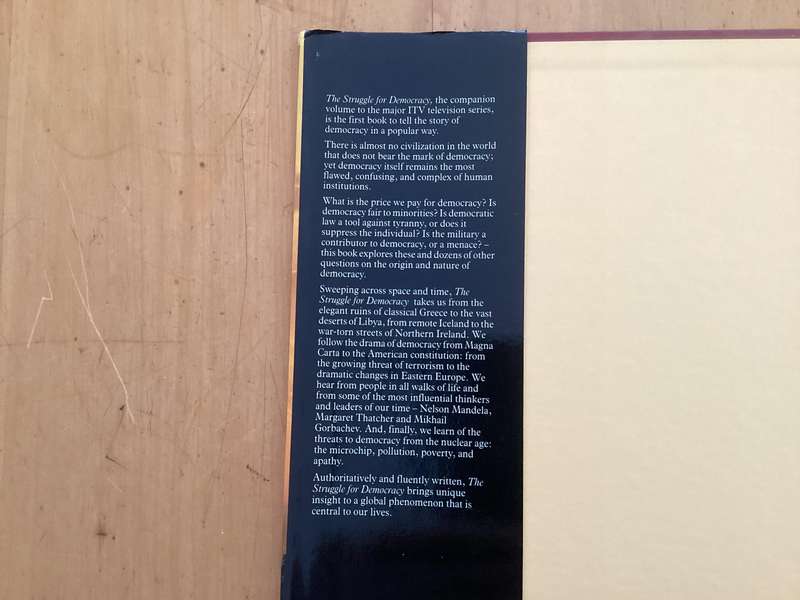 The Struggle For DEMOCRACY. Hardcover coffee-table book. V Good condition.