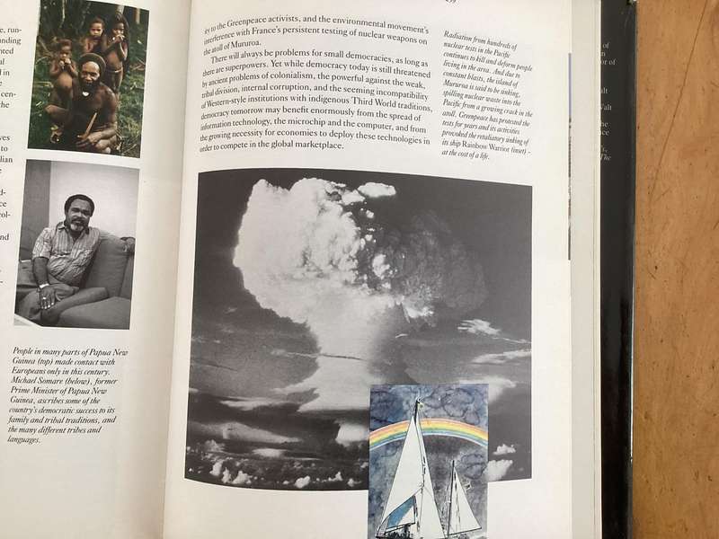 The Struggle For DEMOCRACY. Hardcover coffee-table book. V Good condition.