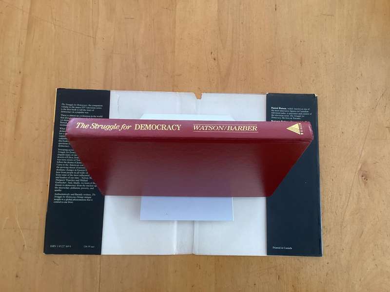 The Struggle For DEMOCRACY. Hardcover coffee-table book. V Good condition.