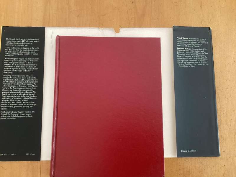 The Struggle For DEMOCRACY. Hardcover coffee-table book. V Good condition.