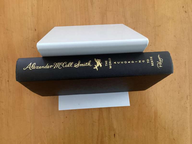 THE WORLD ACCORDING TO BERTIE. Hardcover by Alexander McCall Smith. V Good+ condition.