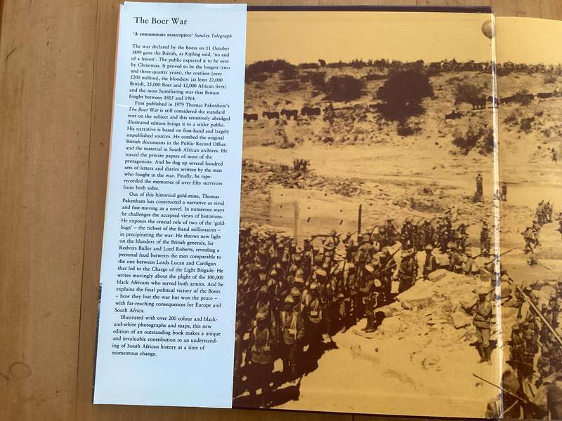 THE BOER WAR. First SA edition, illustrated. By Thomas Packenham. Hardcover, large format.