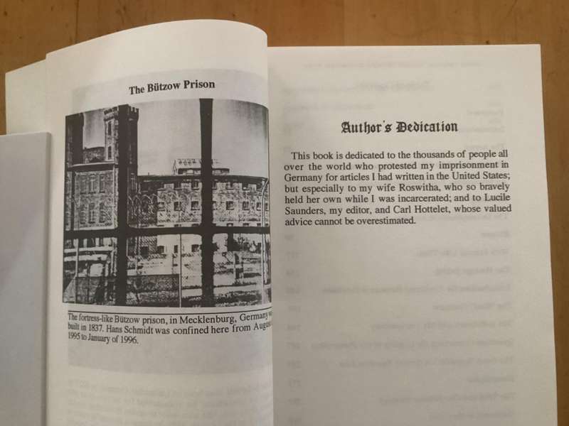 JAILED IN DEMOCRATIC GERMANY. The Ordeal of an American Writer. Paperback, excellent condition.