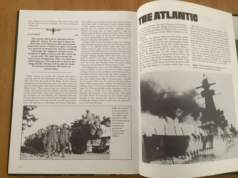 THERISE AND FALL OF THE THIRD REICH. Illustrated chronicles of Hitlers life and times 1917 - 1945.