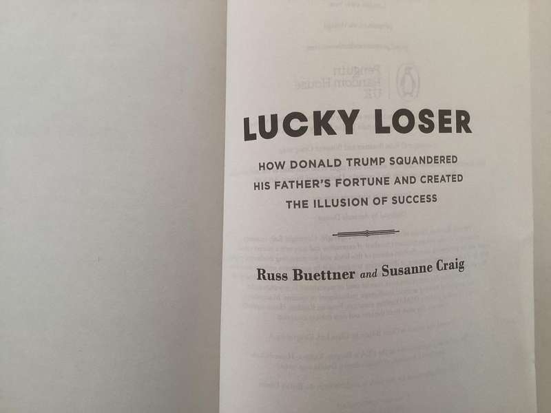 DONALD TRUMP Lucky Loser. Paperback in a very good condition.