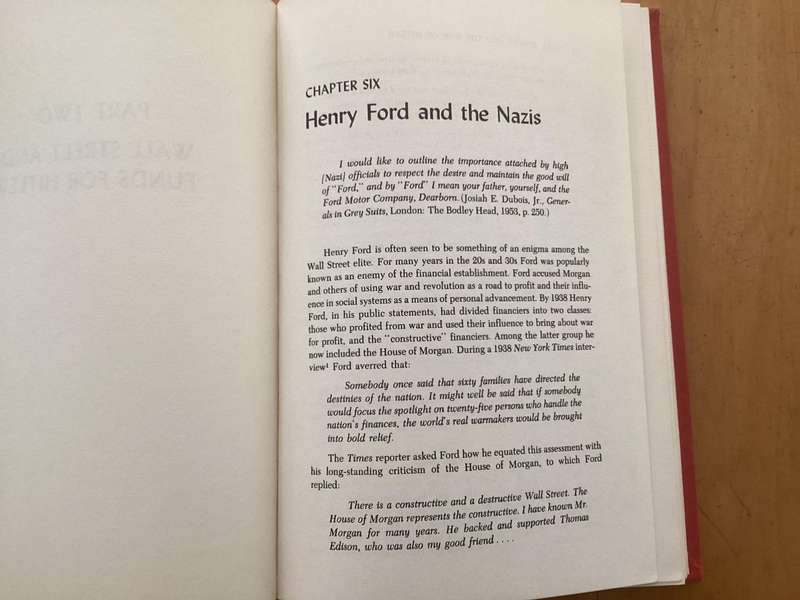 WALL STREET AND THE RISE OF HITLER. Hardcover by Anthony C Sutton.