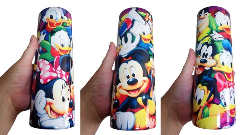 Mickey Mouse & Friends Stainless Steel Tumbler With Straw