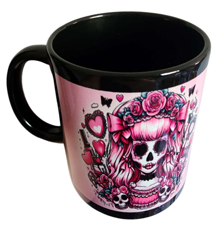 Girly Pops Skull Mug v1