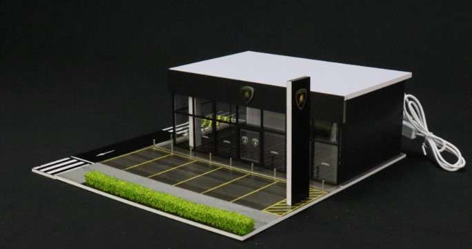 G Fans Lamborghini Dealership Diorama