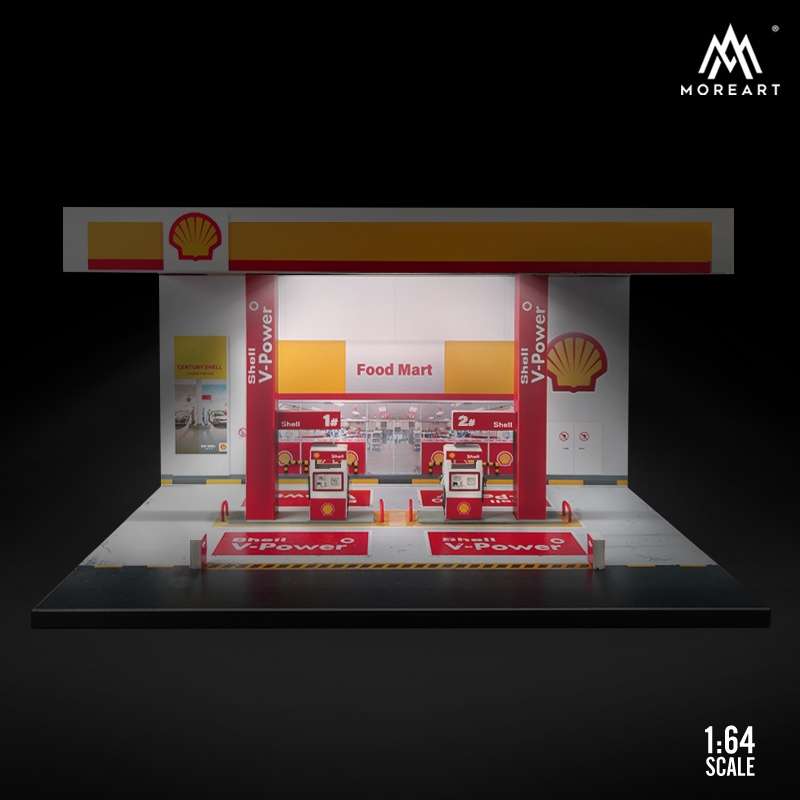 Moreart Shell Filling Station Diorama 1/64 scale