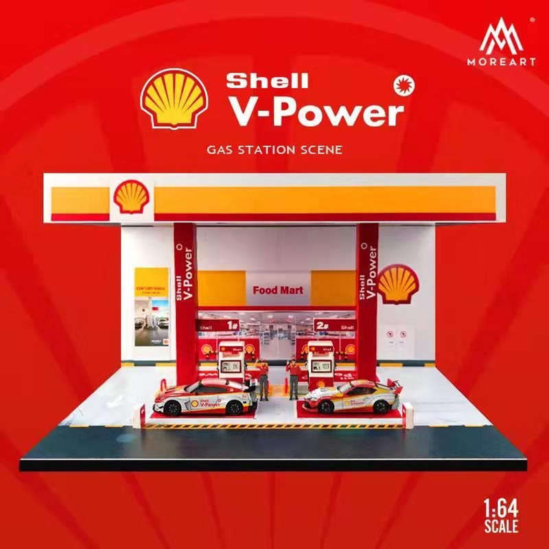 Moreart Shell Filling Station Diorama 1/64 scale