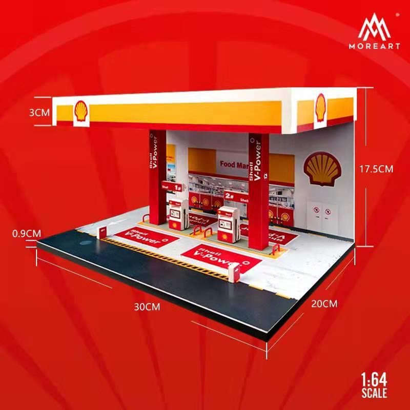 Moreart Shell Filling Station Diorama 1/64 scale