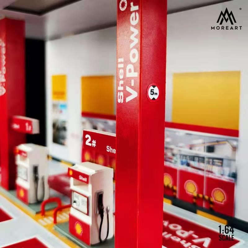 Moreart Shell Filling Station Diorama 1/64 scale