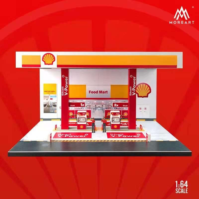 Moreart Shell Filling Station Diorama 1/64 scale