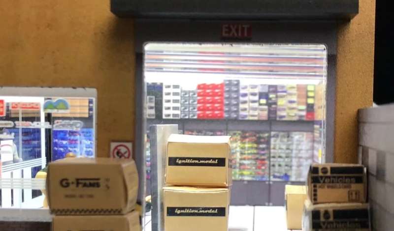 G Fans Hobby Shop Diorama 1/64 scale