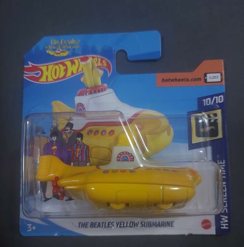 HOT WHEELS YELLOW SUBMARINE - THE BEETLES - TREASURE HUNT