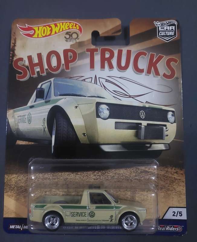 Hot Wheels Volkswagen Caddy - Shop Trucks (Car Culture - Real Riders)