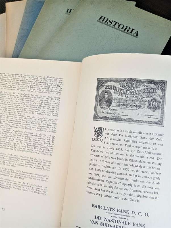 Collection of Historia Journals (with Anglo-Boer War content)