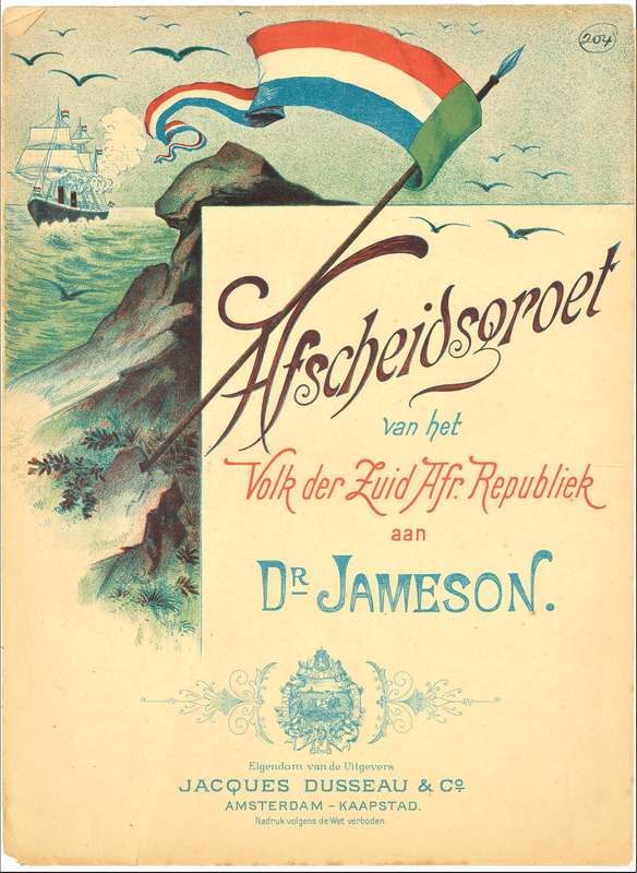 Afscheidsgroet van het Volk der Zuid-Afrikaansche Republiek aan Dr. Jameson