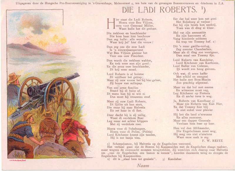 Anglo-Boer War Artillery History - Die Ladi Roberts