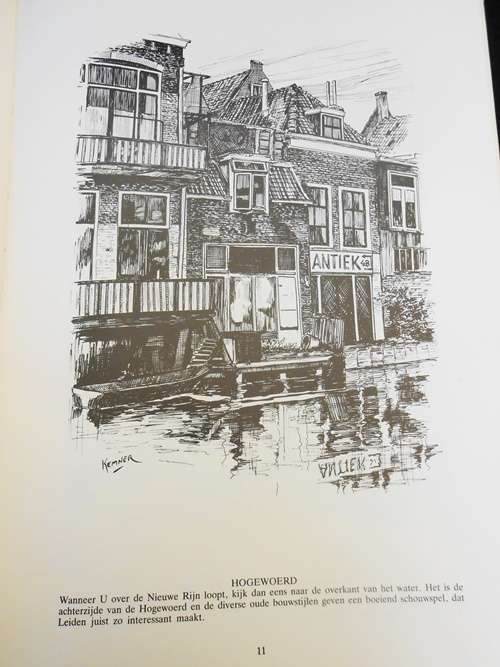 Zwerftochten door Leiden Pentekeningen van Frederik Kenner